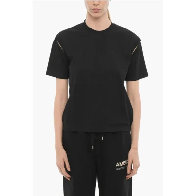 Solid Color Crew-neck T-Shirt
