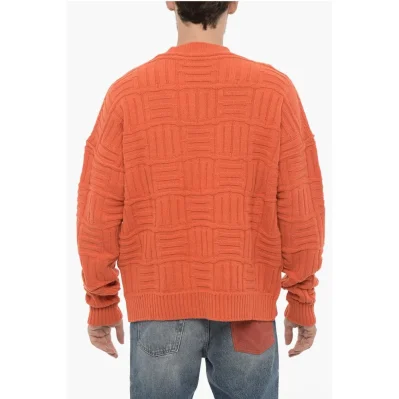 Solid Color Crew-neck Sweater