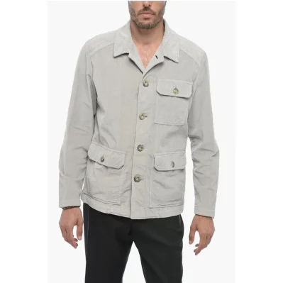 Corduroy HARRISON Overshirt with Collar