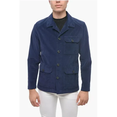 Corduroy HARRISON Overshirt with Collar