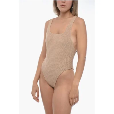 Solid Color Crochet MAYA One Piece Swimsuit