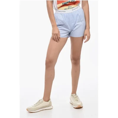 Shorts CASSIE WOMAN in Tinta Unita con Banda Elastica Logata