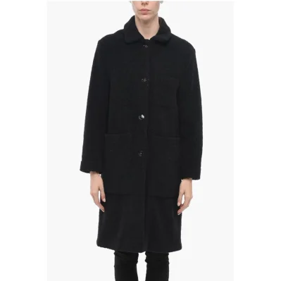 Faux-fur HAZELTON Coat with Maxi Pockets