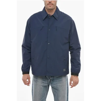 Nylon MOUNTAIN STROLL Overshirt with Snap Buttons