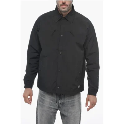 Nylon MOUNTAIN STROLL Overshirt with Snap Buttons