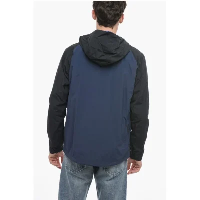 Two-Tone MOUNTAIN STROLL Utility Jacket with Hood
