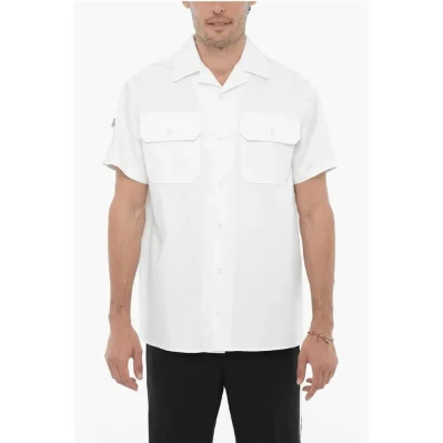 Short Sleeved Shirt with Double Breast Pocket