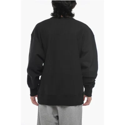 Oversized CREST Sweatshirt with Embroidered Logo