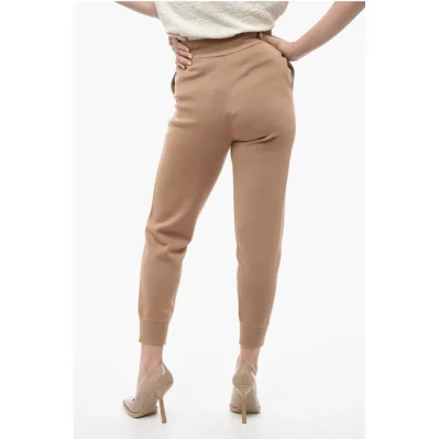 Cashmere Blend Sweatpants with Cuffs