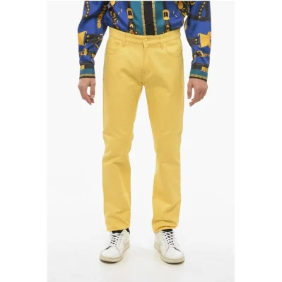 5 Pocket Piquet Cotton Pants