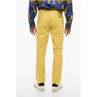 5 Pocket Piquet Cotton Pants