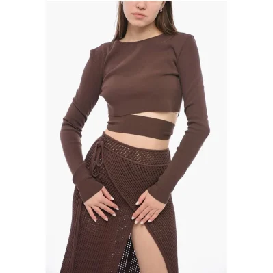 Long-sleeved Top With Cut-Out Detail