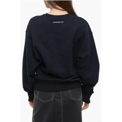 Oversized Cotton WESTIN Crew-Neck Sweatshirt