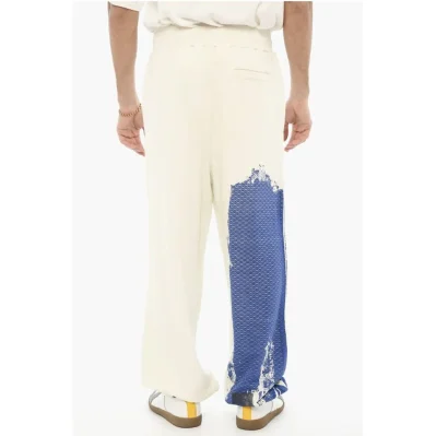 Acid Wash Hem Cotton Joggers