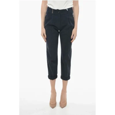 4 Pocket Twill Cotton Blend Pants