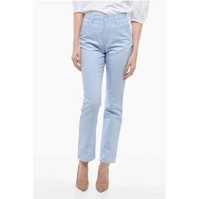 High Waisted Straight Fit Jeans