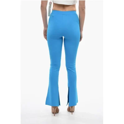 Logo Print SPLIT Flare Fit Leggings