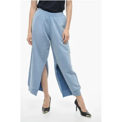 MM6 Brushed Cotton Swetpants with Opened Bottom