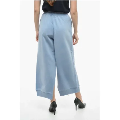 MM6 Brushed Cotton Swetpants with Opened Bottom