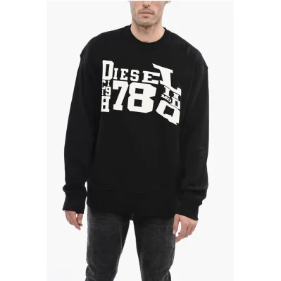 Maxi Embossed Logo S-MACS-G2 Crew-Neck Sweatshirt