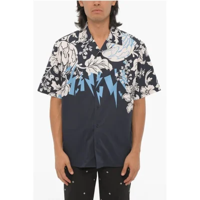 Short Sleeved Loose Fit HAWAIIAN BOLTS Shirt