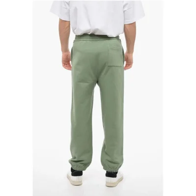 Brushed Cotton Joggers with Drawstring