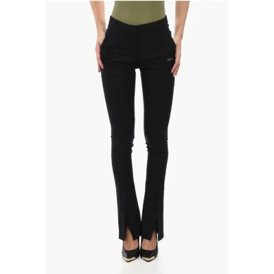 Flare Fit CORPORATE Pants WIth Bottom Slits
