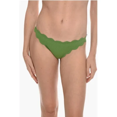 Reversible ANTIBES Bikini Bottom with Scalloped Edge