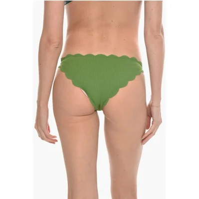 Reversible ANTIBES Bikini Bottom with Scalloped Edge