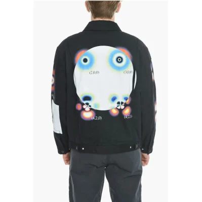 Cootn Twill HYDROGEN WAVE Jacket with Gradient Print