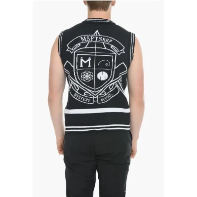 Organic Cotton Two-Tone Vest with Rib Edges