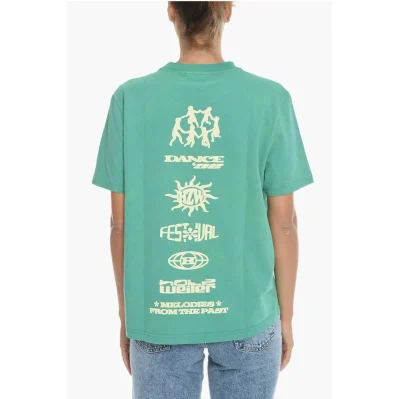 Back Printed KJERAG LOGOS Crew-neck T-Shirt