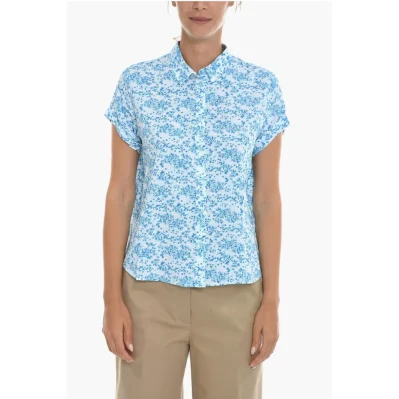 Printed Two-Tone MAJAN Shirt