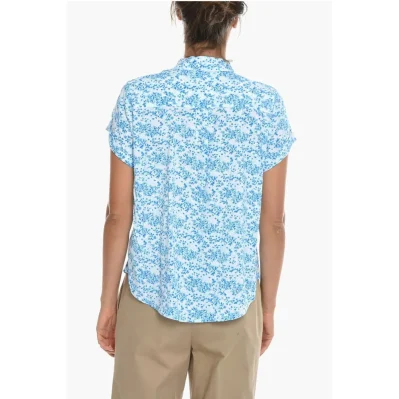 Printed Two-Tone MAJAN Shirt