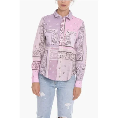 Paisley Patterned RECONSTRUCTED Cotton Shirt