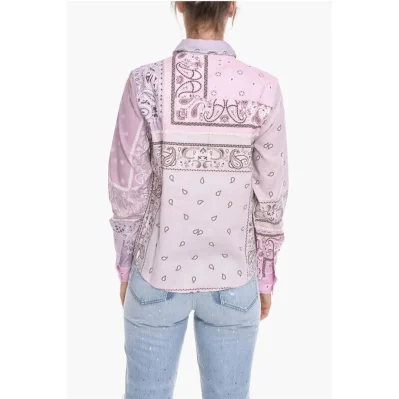 Paisley Patterned RECONSTRUCTED Cotton Shirt