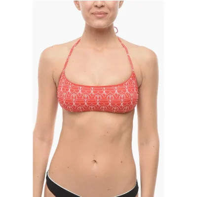 All Over Iconic Printed Bandeau Top Bikini