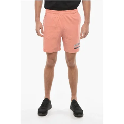 Drawstring Waist Cotton Tennis Shorts