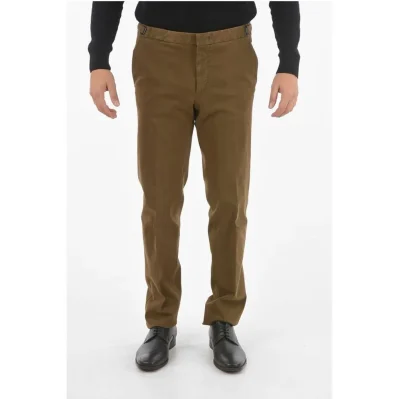 ID Belt Loops Stretch Cotton Chino Pants