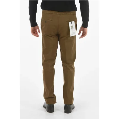 ID Belt Loops Stretch Cotton Chino Pants