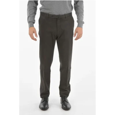 ID Belt Loops Stretch Cotton Chino Pants