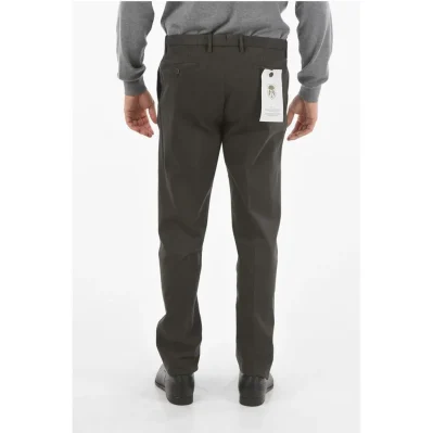ID Belt Loops Stretch Cotton Chino Pants