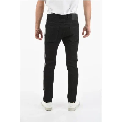 Contrasting Side Band Slim Fit Jeans 16cm