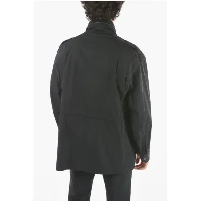 Removable Hood Oversized Utility Jacket