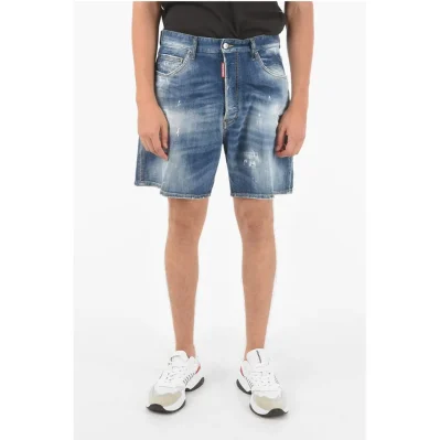 stretch denim BOXER shorts