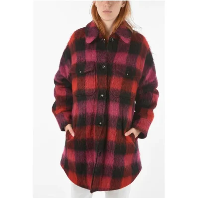 Tartan 2 Pockets and Double Breast Pockets Overshirt