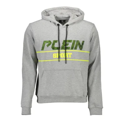 Gray Cotton Men Sweater