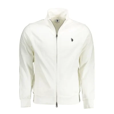 White Cotton Men Sweater