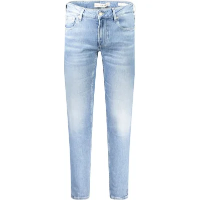 Light Blue Cotton Men Jeans