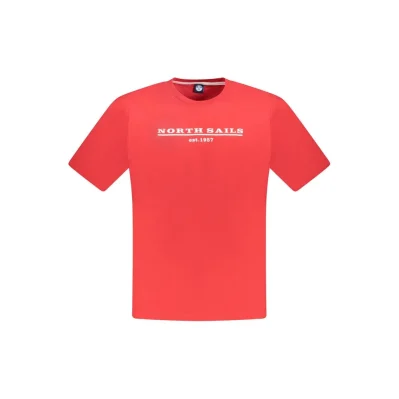 Red Cotton Men T-Shirt